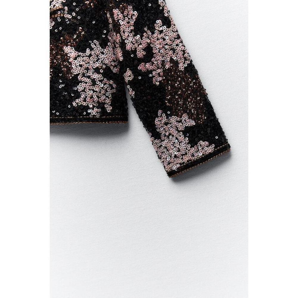 🤍 OPEN FRONT SEQUIN JACKET NWT - image 9